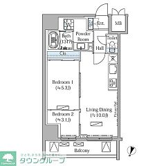 物件の間取り