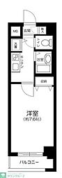 グランド・ガーラ西麻布 1Kの間取図画像