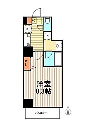 BoaVista門前仲町 1Kの間取図画像