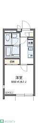 ビューテラス恵比寿 1Kの間取図画像