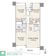 物件の間取り