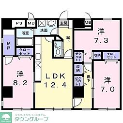 Nexus110 3LDKの間取図画像