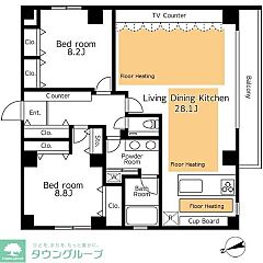 物件の間取り