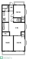 ヴェルセ学芸大 3DKの間取図画像