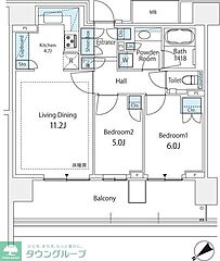 物件の間取り