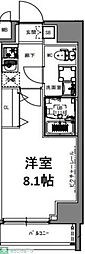 S-RESIDENCE亀戸lume 1Kの間取図画像