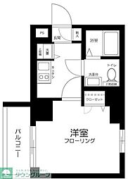 スカイコート三越前壱番館 1Kの間取図画像