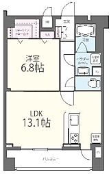 Colline池田山 1LDKの間取図画像