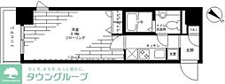 ステージグランデ日本橋 1Kの間取図画像