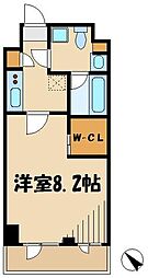 ステージグランデ蒲田アジールコート 1Kの間取図画像