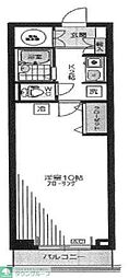 マートルコート麹町 1Kの間取図画像