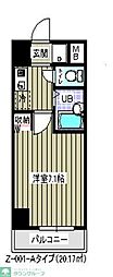 プライム・アーバン住吉 1Kの間取図画像