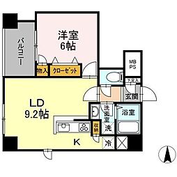 GRANSITE神田司町 1LDKの間取図画像