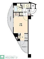 L-Flat高輪台 1Kの間取図画像
