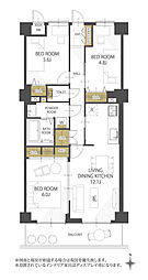 間取図画像 3LDK