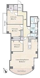 間取図画像 3LDK