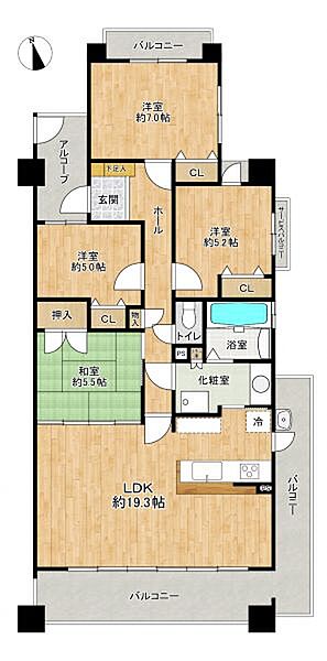 間取りを拡大表示