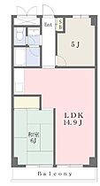 千代田グリーンハイツ  ｜ 大阪府河内長野市木戸西町1丁目（賃貸マンション2LDK・3階・53.20㎡） その2