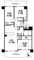 エバーランドシティ新・泉北4番館  ｜ 大阪府和泉市室堂町（賃貸マンション3LDK・4階・70.22㎡） その2