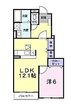 フィオーレ(南余部)  ｜ 大阪府堺市美原区南余部（賃貸アパート1LDK・1階・45.72㎡） その2