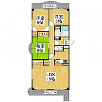 フォレストコート高尾  ｜ 大阪府堺市南区高尾3丁（賃貸マンション3LDK・5階・75.00㎡） その2