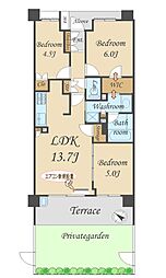 間取図画像 3LDK