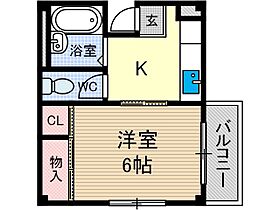 ハイツ寿里庵  ｜ 大阪府茨木市沢良宜東町（賃貸マンション1K・3階・24.30㎡） その2