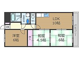 バーンフリート赤大路A棟 2階