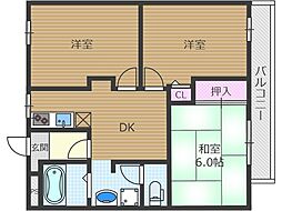 エルベコート高槻 5階/-