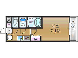 KORE・YIELD千里丘 1階1Kの間取り