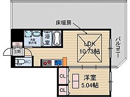 メゾンルミエール 1LDKの間取図画像