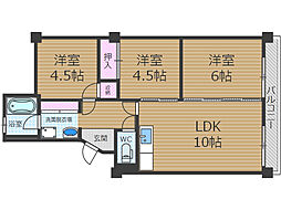 メゾン茨木主原2号棟 4階/-