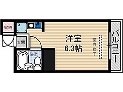 シャローム2 ワンルームの間取図画像