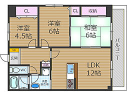 リバーサイド千里丘 6階