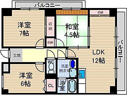 ソフィア若園 3LDKの間取図画像