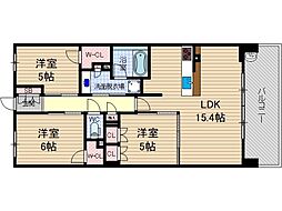 プレミスト茨木双葉町 3LDKの間取図画像