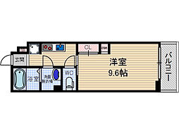 リブリ・昭和園 1Kの間取図画像