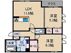 物件の間取り