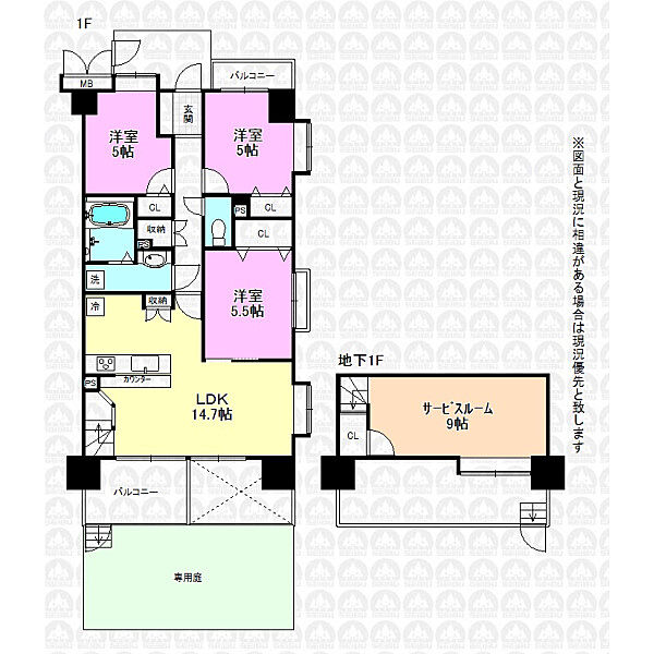 間取りを拡大表示