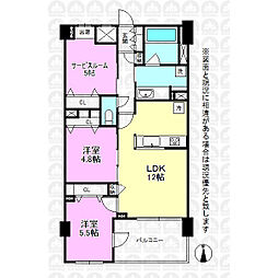 間取図画像 2SLDK