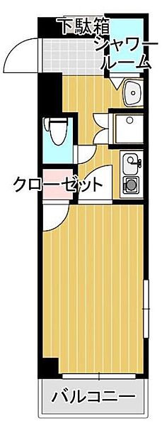 ダイナコート久留米レジックス803号 803｜福岡県久留米市西町(賃貸マンション1K・8階・18.18㎡)の写真 その2