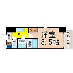 間取図画像 1K