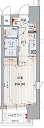 プレサンス名古屋駅前ヴェルロード 1Kの間取図画像