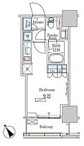 パークアクシス横濱関内ＳＱＵＡＲＥ 1109 ｜ 神奈川県横浜市中区相生町3丁目63-1（賃貸マンション1R・11階・25.52㎡） その2