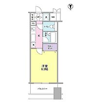 プロスペクト・グラーサ広尾 0402 ｜ 東京都渋谷区広尾1丁目（賃貸マンション1K・4階・21.45㎡） その2