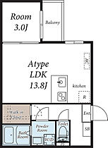 BEATRICE HASUNE  ｜ 東京都板橋区蓮根2丁目12-17（賃貸マンション1LDK・1階・35.66㎡） その2