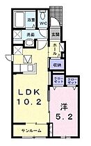 香川県高松市木太町（賃貸アパート1LDK・1階・40.88㎡） その2