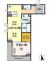 香川県高松市太田下町（賃貸アパート1LDK・3階・48.71㎡） その2