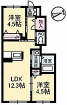 香川県高松市東山崎町（賃貸アパート2LDK・1階・49.28㎡） その2