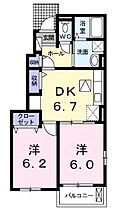 香川県坂出市林田町（賃貸アパート2DK・1階・45.82㎡） その2